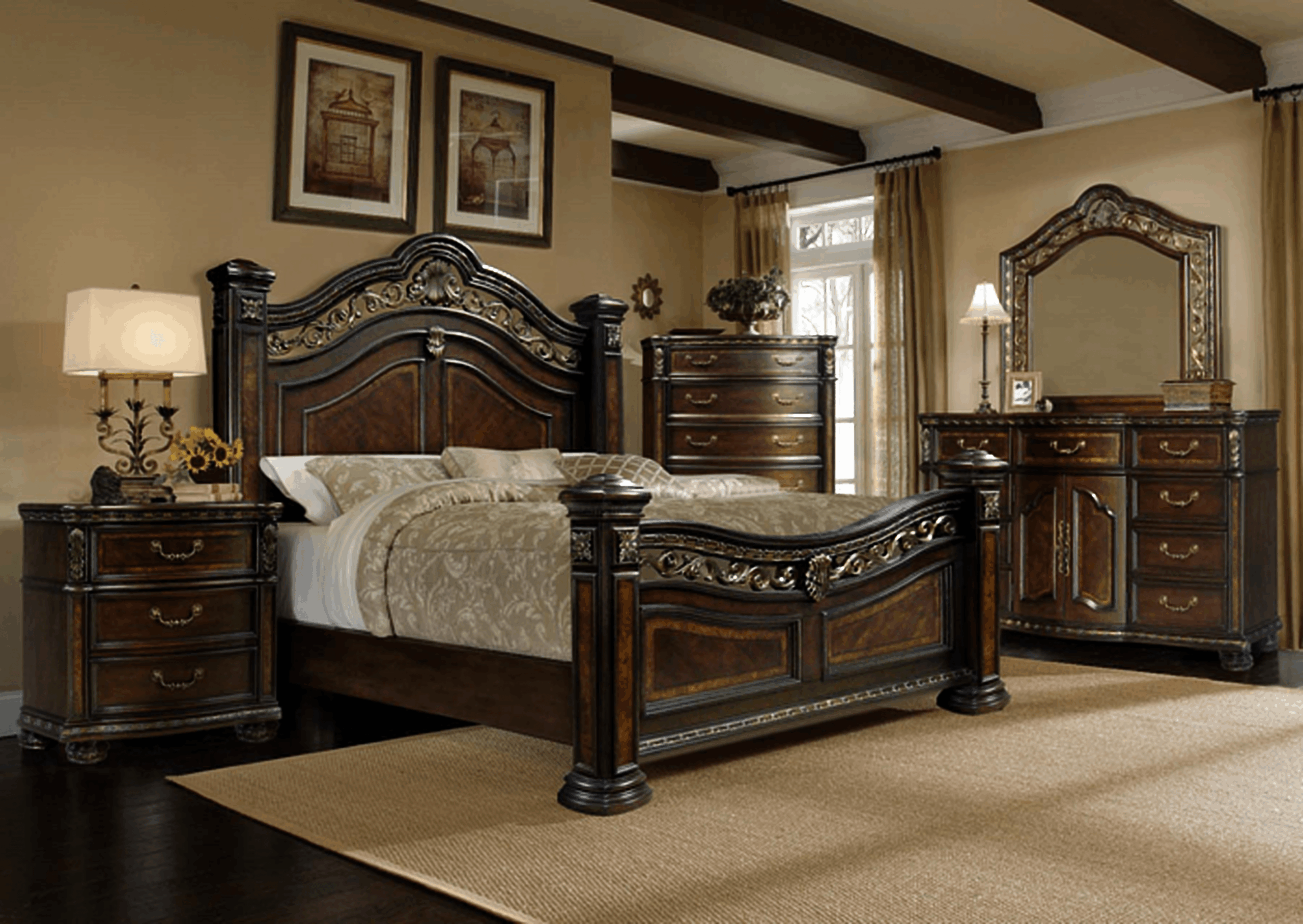 Grand Manor Bedroom Set