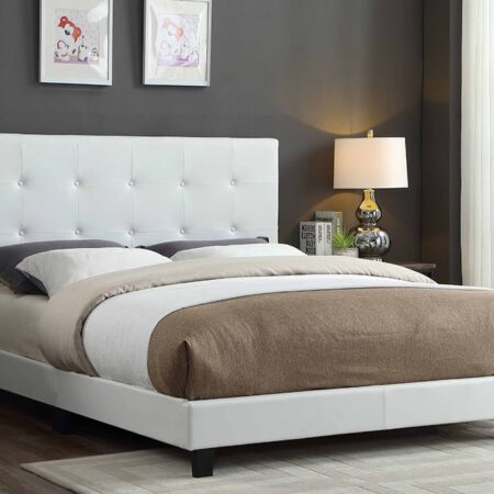 T2113 King Size Bed White