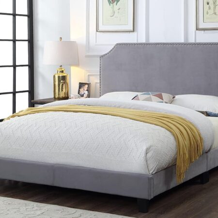 T2116 King Size Bed Grey