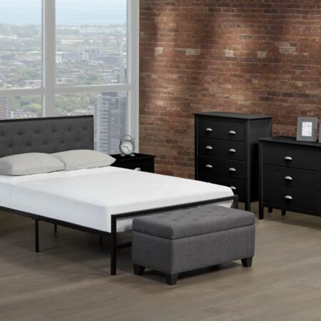 T2208 Bed Grey