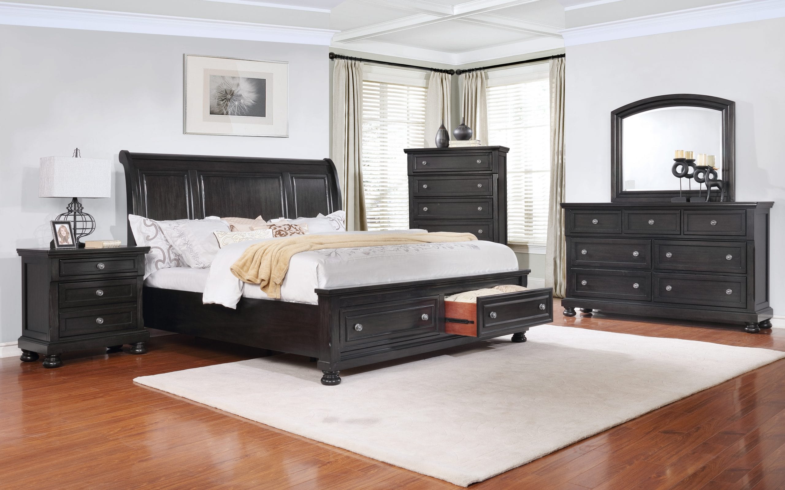 Baltimore Grey Bedroom Set