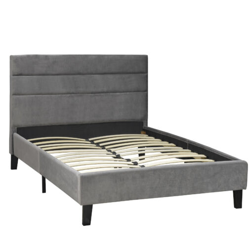 Alternative view of LX895 GR ORABELLE PLATFORM Queen BED FRAME GREY