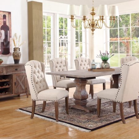 Egypt Grey 7 Piece Dining Set