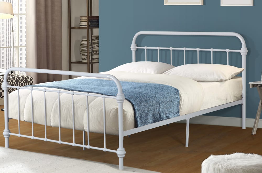 T2335 Queen Size Bed White