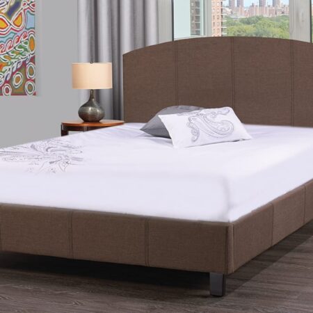 T2355 Double Size Bed Beige