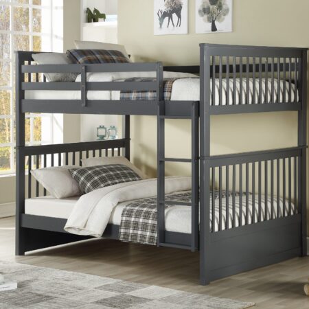 Ifdc B-123 Grey Double Over Double bunk bed