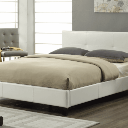 T2358 Queen Size Bed White