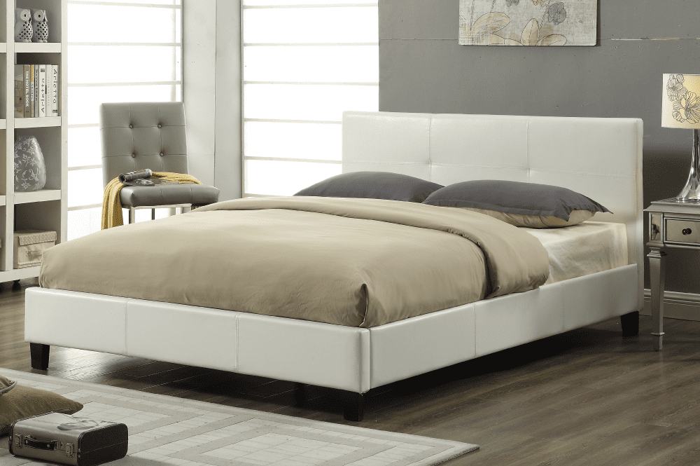 T2358 Queen Size Bed White