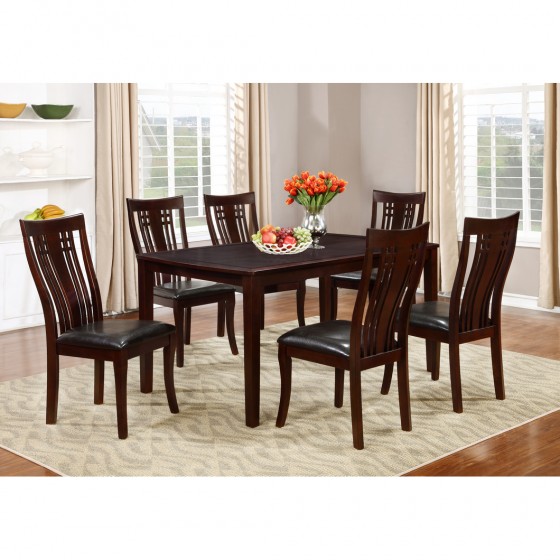 Brassex 7 piece F-1102-TT XAVIER DINING SERIES