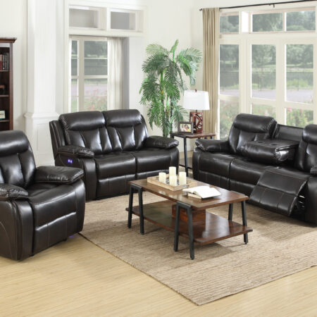 Kansas Air Leather Power Recliner  Sofa $999.99