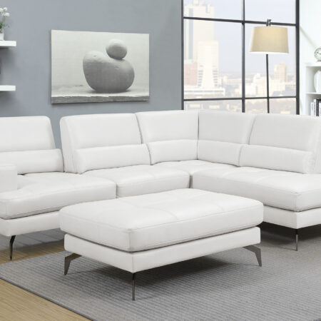 Serenity White 2 Pc Sofa Set