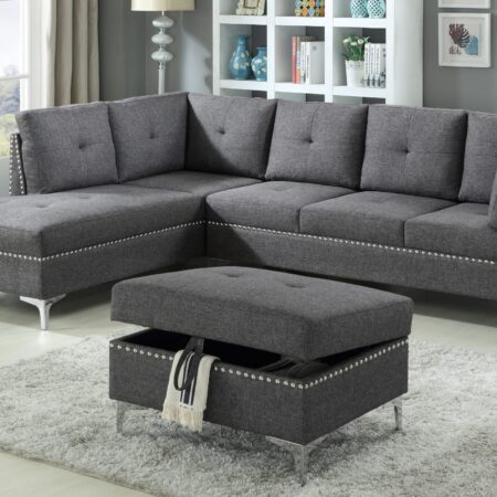 London Sofa Set with Ottoman