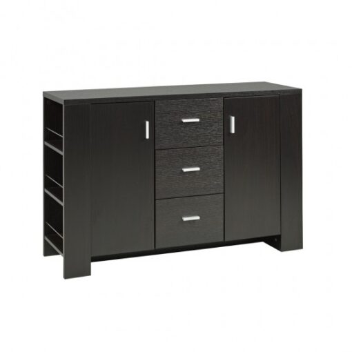 Alternative view of Buffet/Server - Dark Cherry