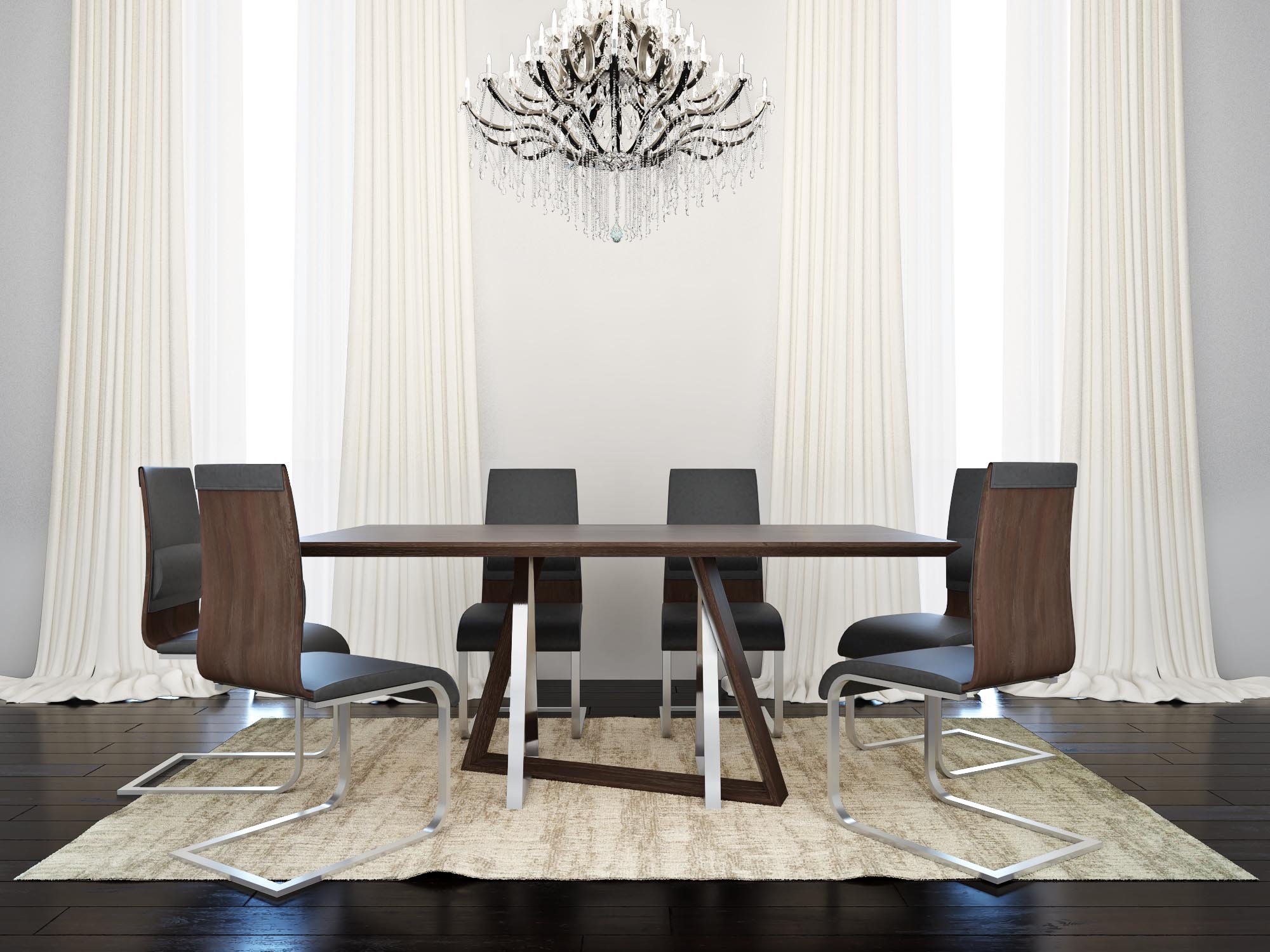Worldwide Drake Rectangular Dining Table - Image 6