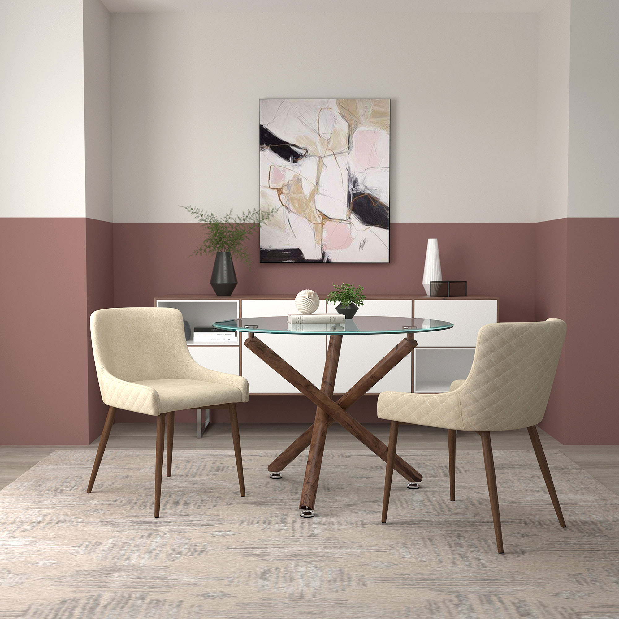 Worldwide Rocca Round Dining Table - Image 3
