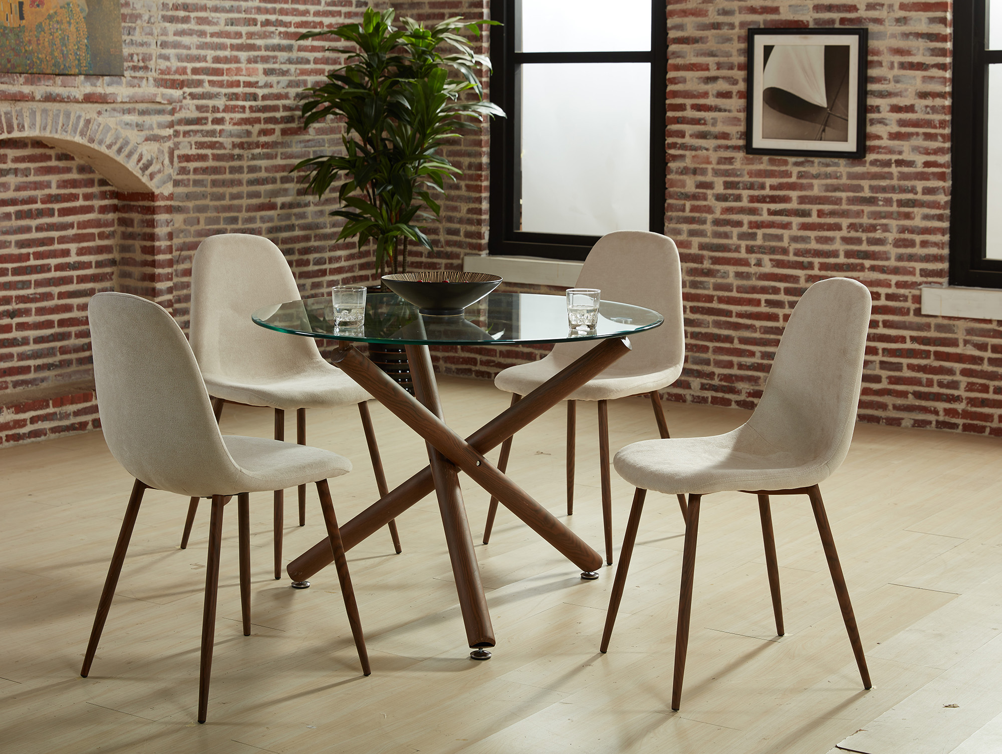 Worldwide Rocca Round Dining Table - Image 4