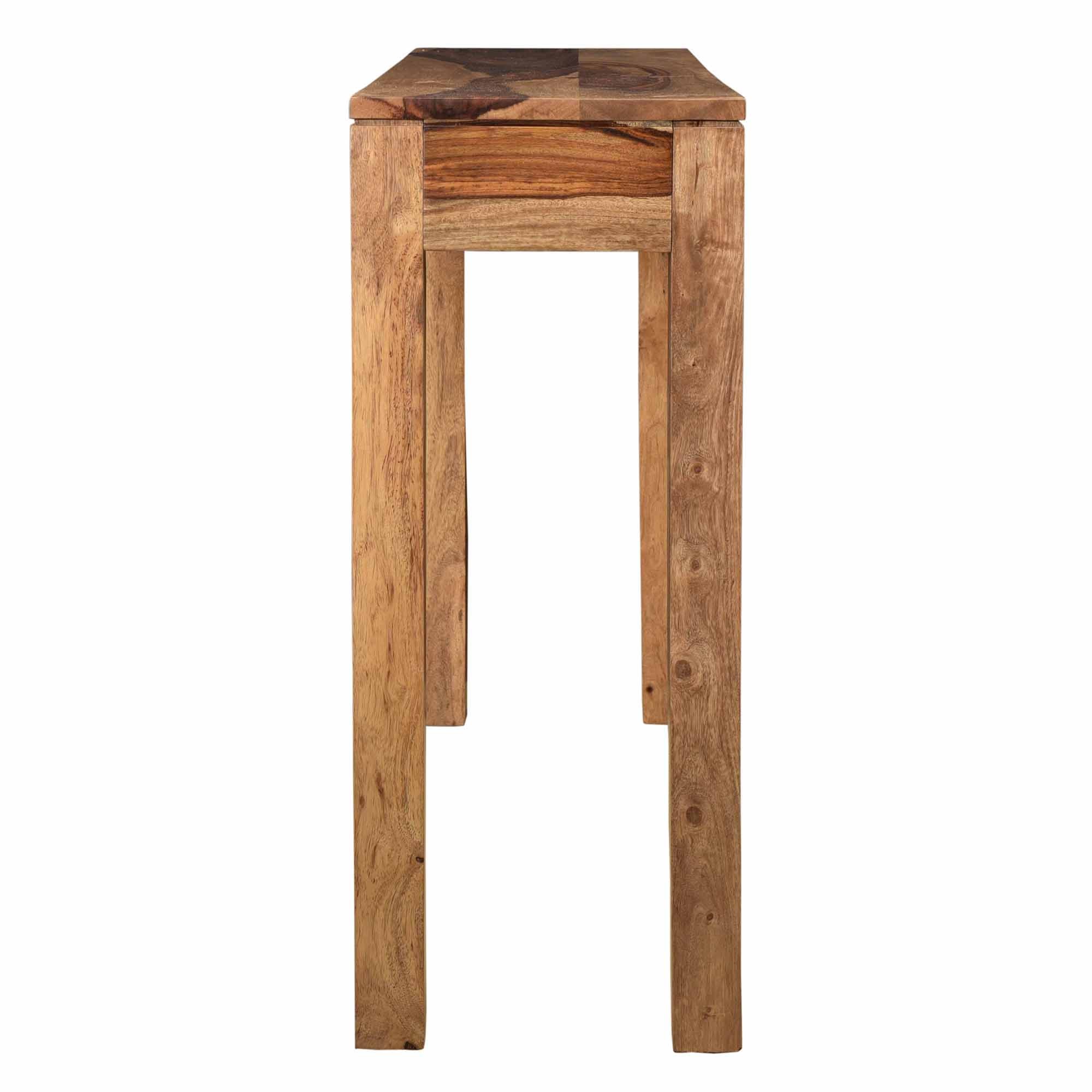 Worldwide Idris Console/Desk in Dark Sheesham - Image 3