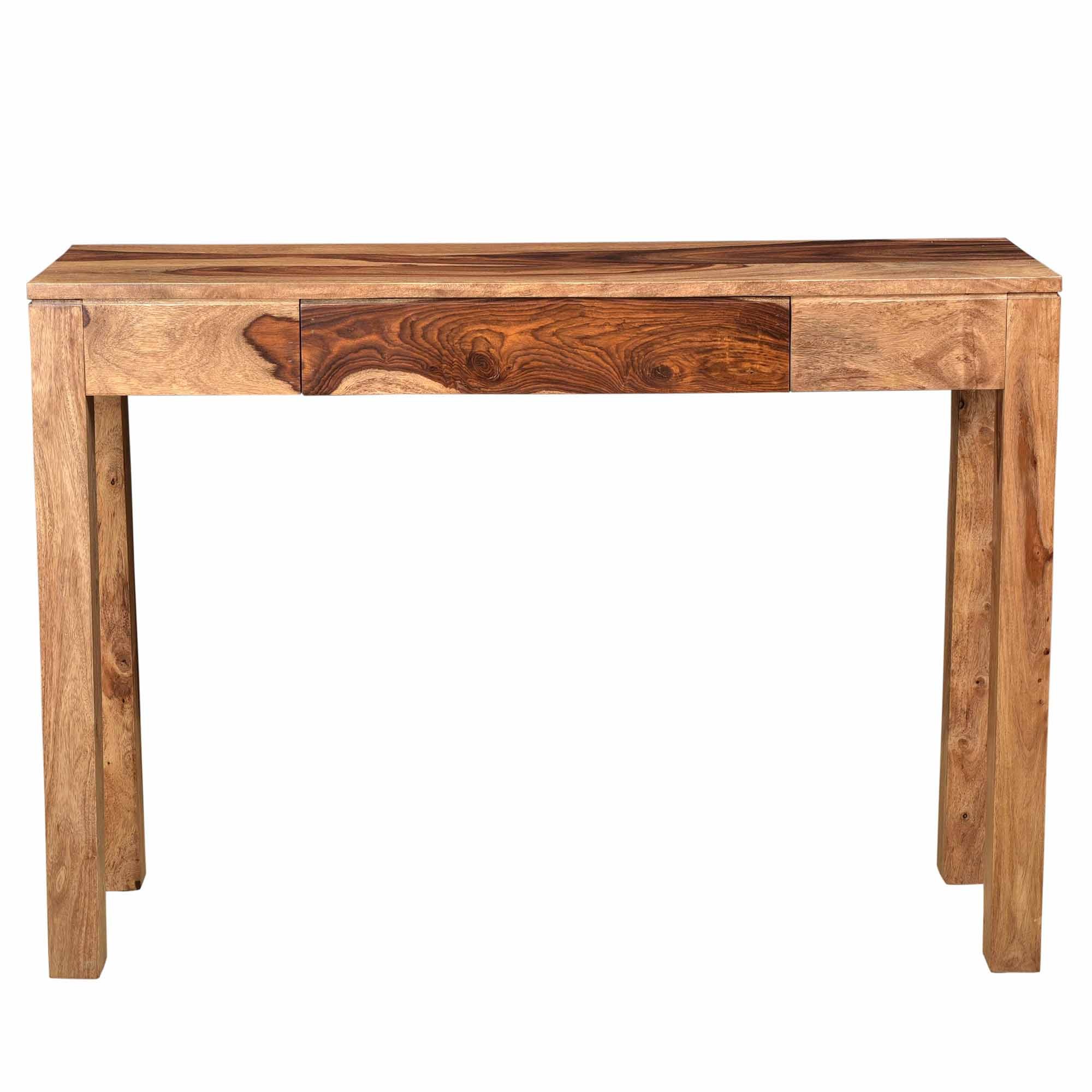 Worldwide Idris Console/Desk in Dark Sheesham - Image 2