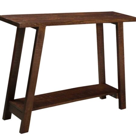 Worldwide Volsa Console Table in Walnut