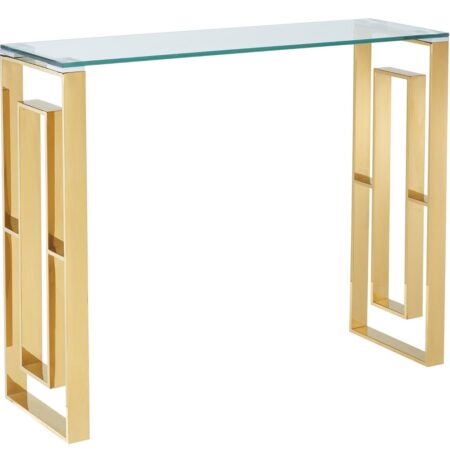 Worldwide Eros Console/Desk in Gold