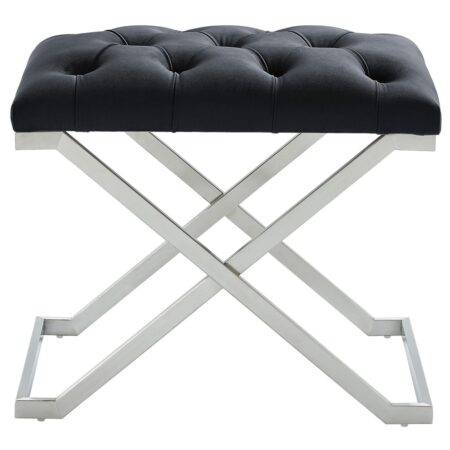 Worldwide Aldo Bench in Black/Silver