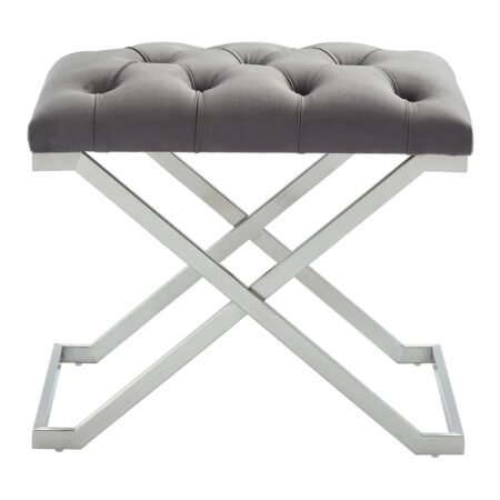 Worldwide Aldo Bench in Grey/Silver