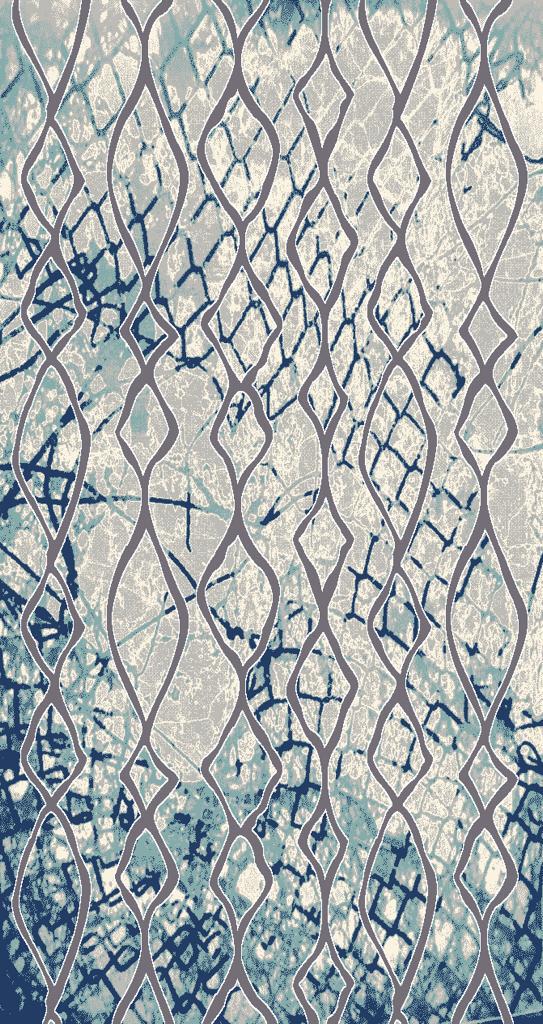 Mersin 1004CR Blue Rug