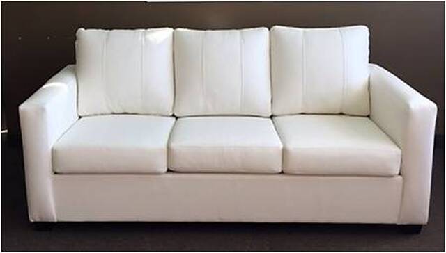 #1231 LEATHER 3 Pcs Sofa Set