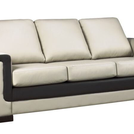 6100 Sofa Black White
