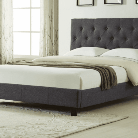 T2366 King Size Bed Charcoal