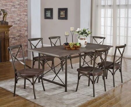 T-1663 Cloe 7pc Dining Set