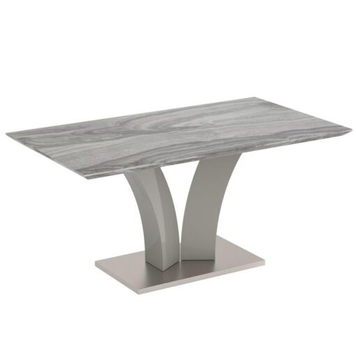 Alternative view of Napoli/Devo 7pc Dining Set, Grey/Light Grey