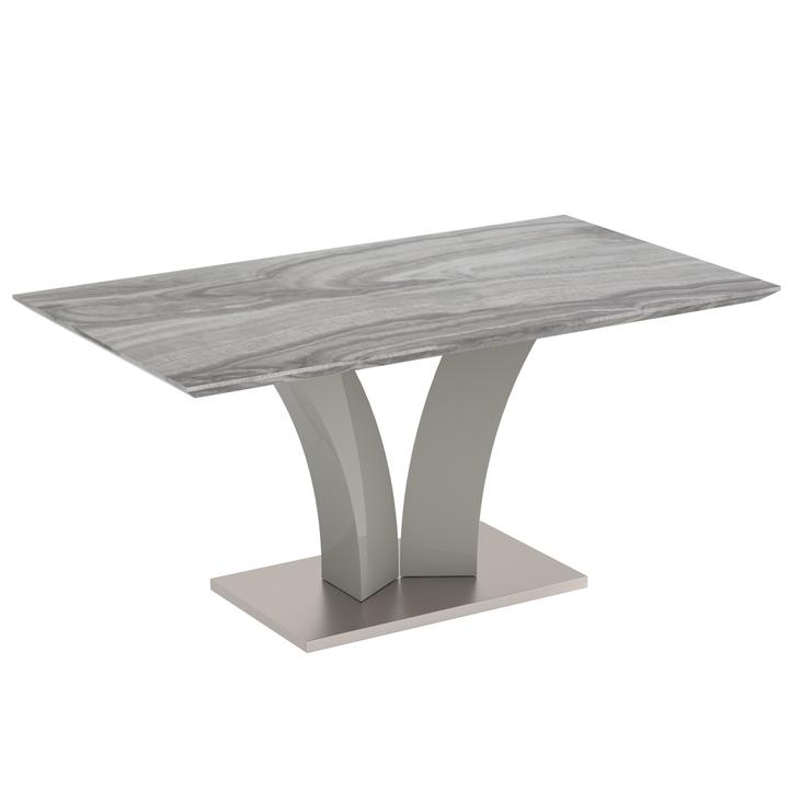 Napoli/Devo 7pc Dining Set, Grey/Light Grey - Image 2