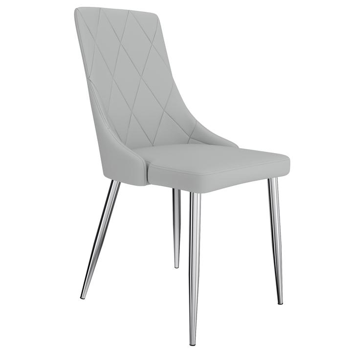 Napoli/Devo 7pc Dining Set, Grey/Light Grey - Image 5