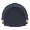 Lavo 26" Counter Stool, Set of 2 in Grey and Black and Gold - Image 3