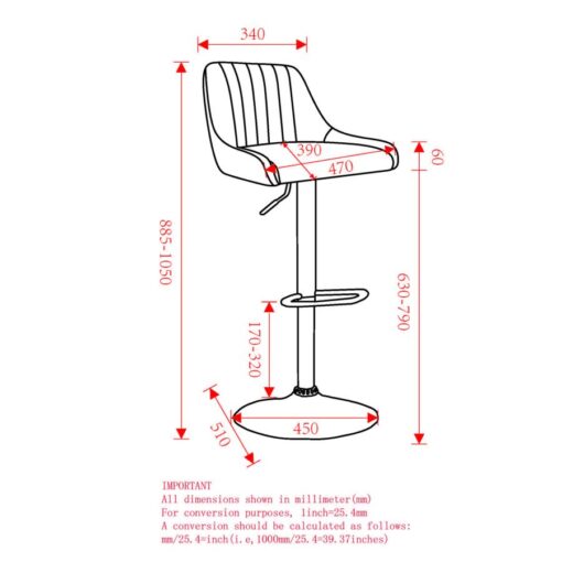 Alternative view of Kron Adjustable Height Air-Lift Swivel Stool, Set of 2, in White Faux Leather