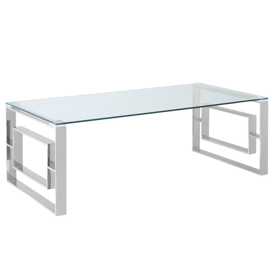 Eros Coffee Table In Silver - Image 4