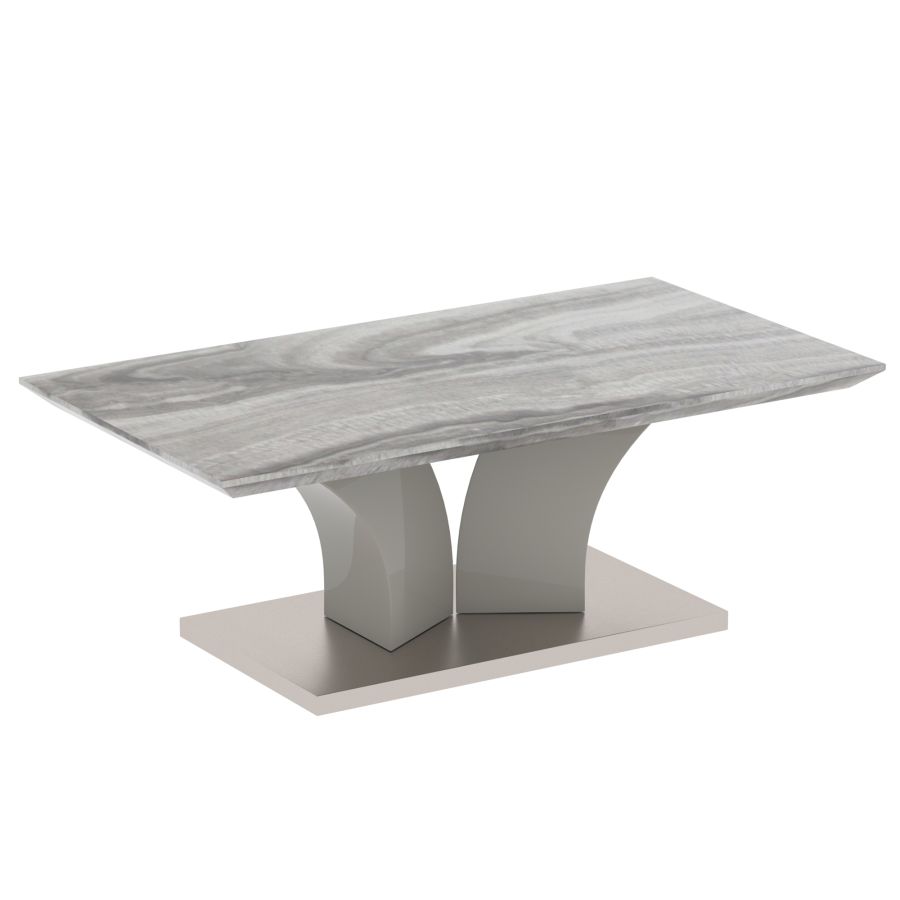 Napoli Coffee Table In Light Grey - Image 4