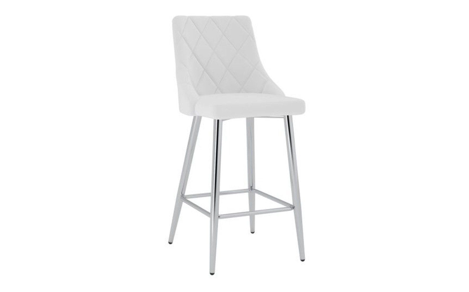 Devo 26" Counter Stool, Set of 2, in White