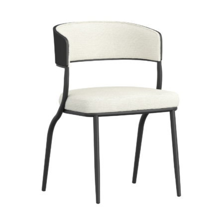 Kazan Dining Chair, Set of 2 in Ivory