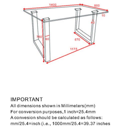 Alternative view of Franco Rectangular Dining Table In Black