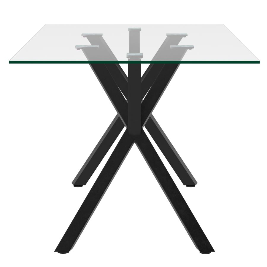 Stark Rectangular Dining Table in Black - Image 7