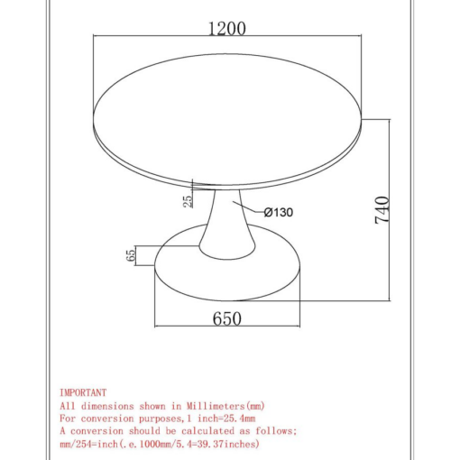 Alternative view of Zilo Inch Round Dining Table In White Faux Marble And Aged Gold