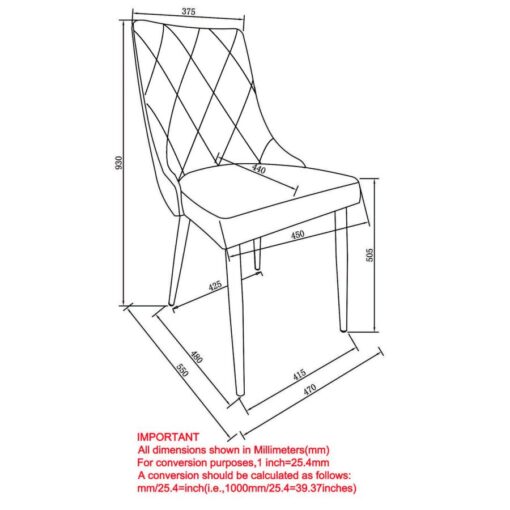 Alternative view of Devo Side Chair, Set Of 2 In Black And Chrome