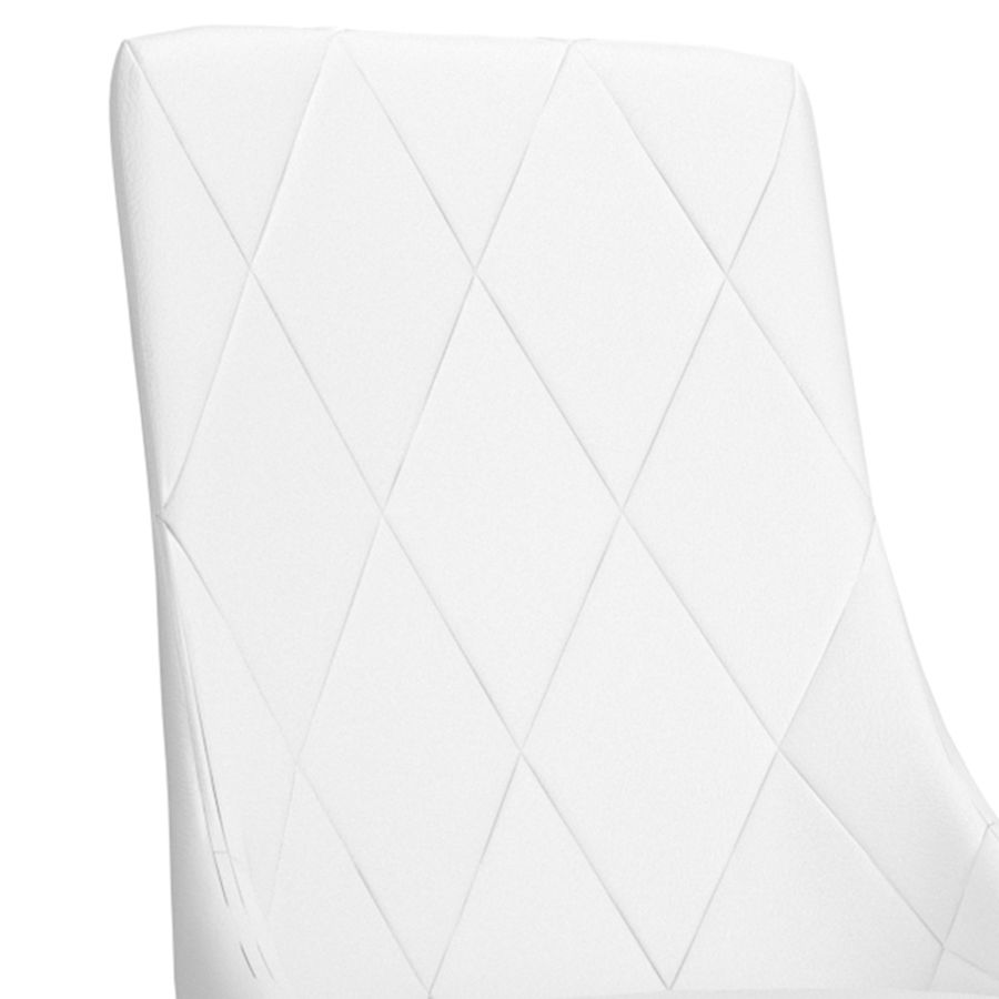 Antoine Side Chair, Set Of 2 In White And Aged Gold - Image 4