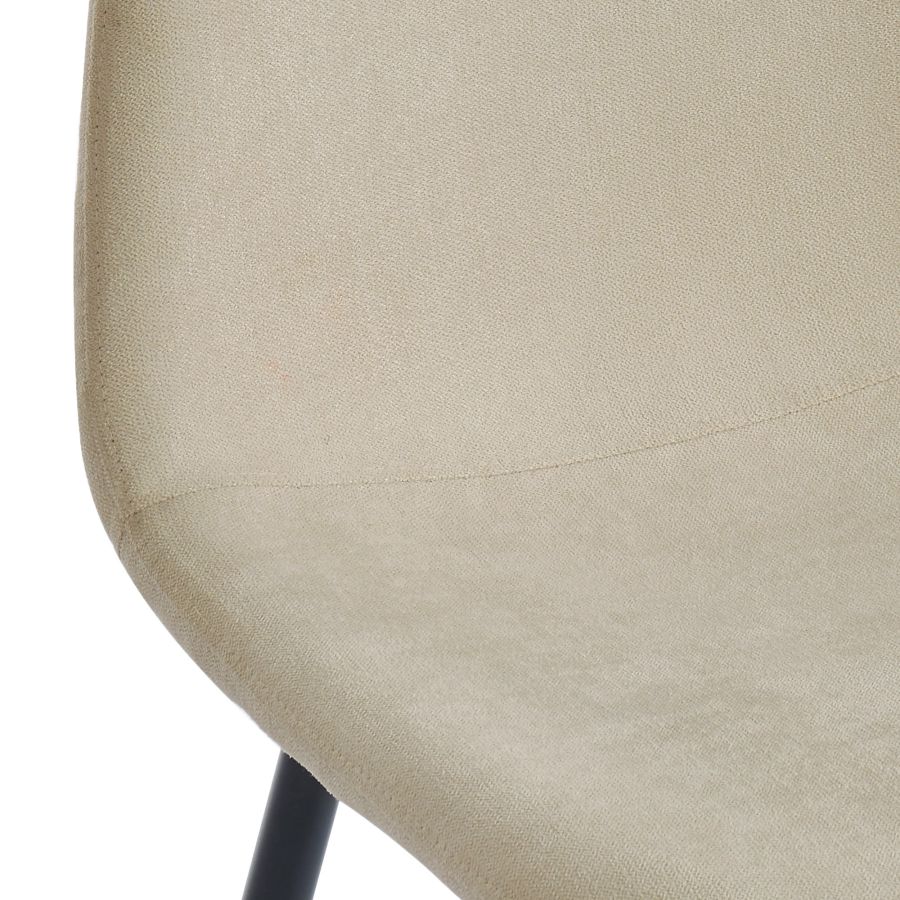 Olly Side Chair, Set Of 4 In Beige And Black - Image 4