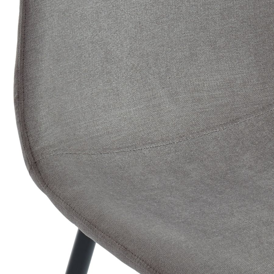 Olly Side Chair, Set of 4 in Grey and Black - Image 4