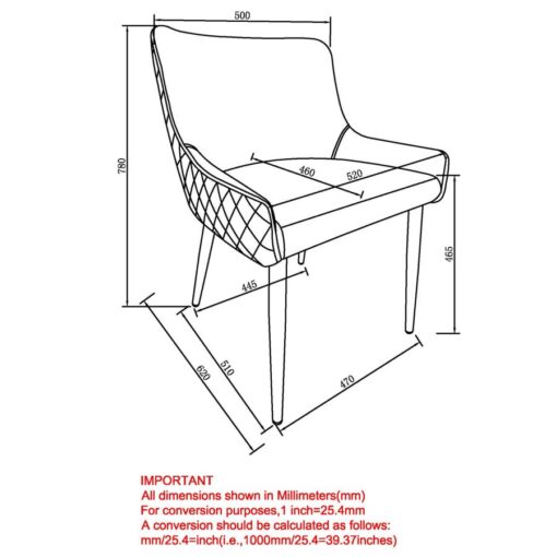 Alternative view of Xander Side Chair, Set Of 2 In White And Black