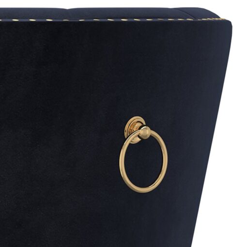 Alternative view of Mizal Side Chair, Set of 2 in Black and Gold