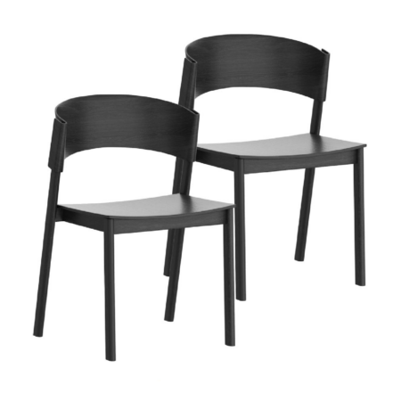 Elias-Contract Black Grade Chair, Set of 2